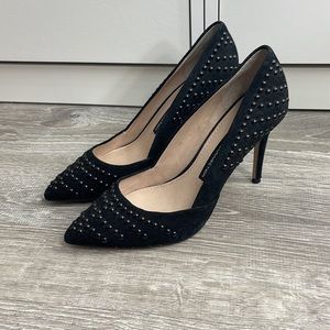 French Connection Elmira Pumps Stubbed Black 7.5 (38)